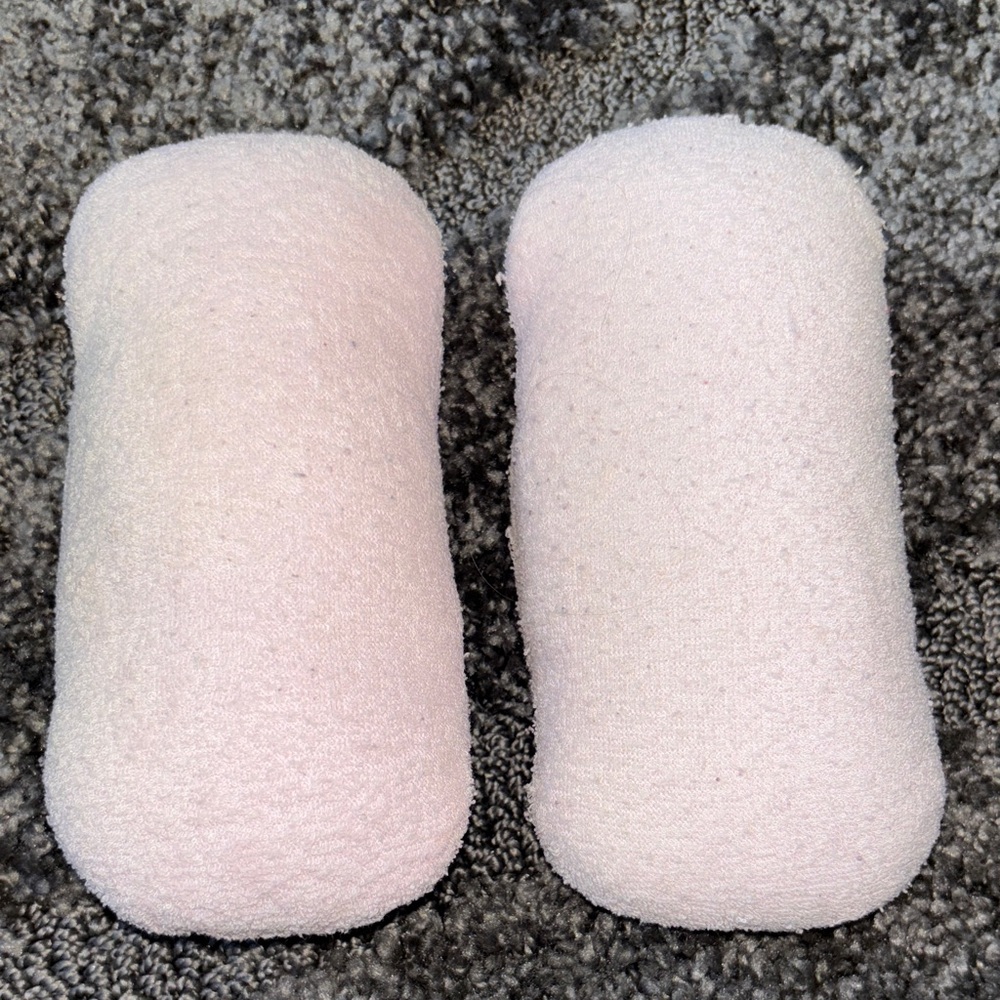 Soft Pink baby seatbelt covers- 1 pair